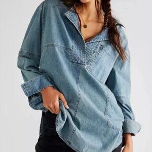 Free People (We the Free) Peyton Denim Pullover